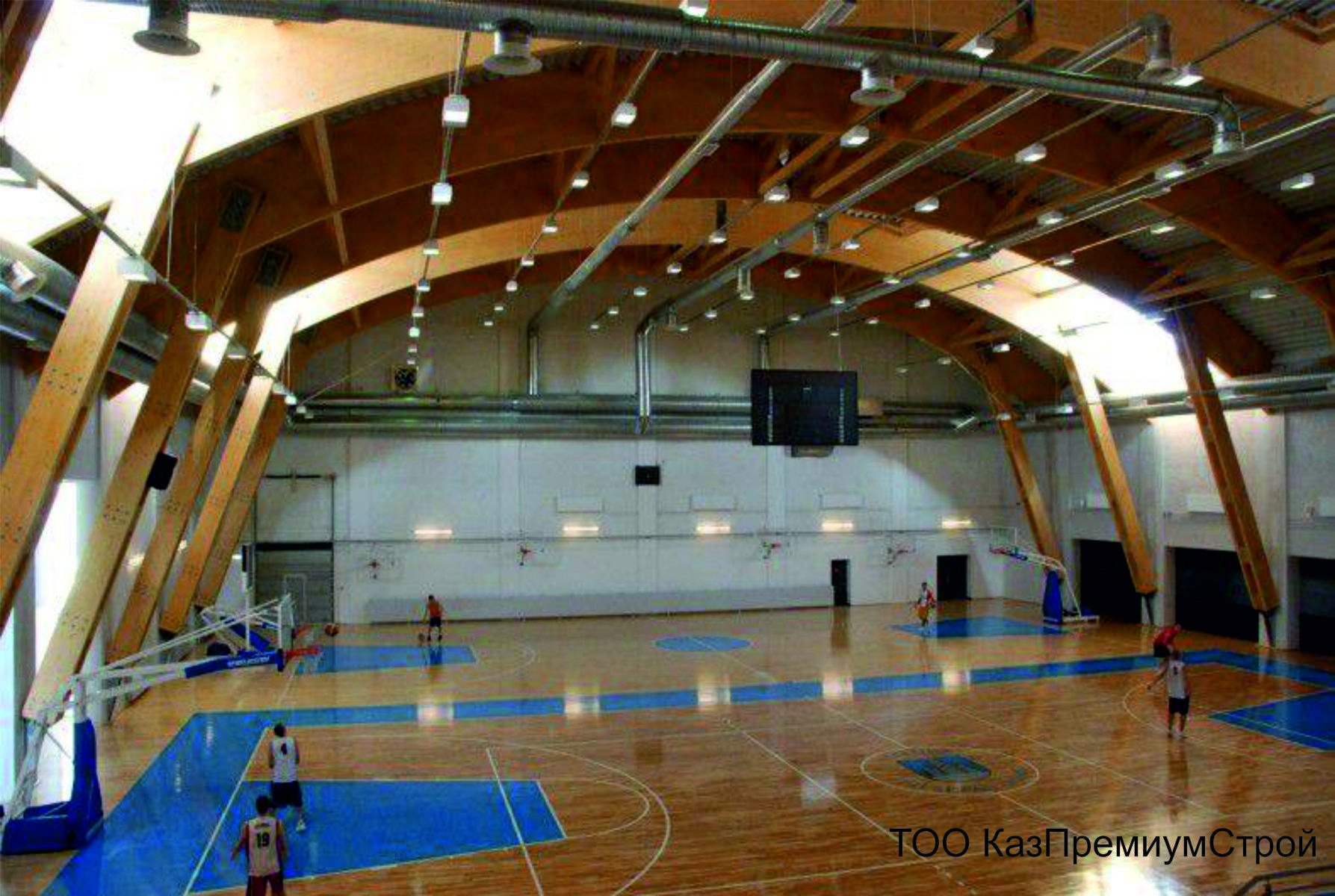 Конструкция спортивного зала