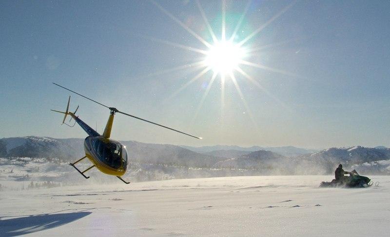 Полет на вертолете Robinson r44